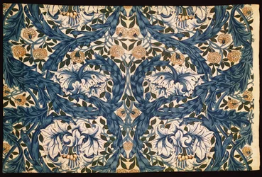 Design &39;African Marigold&39;, 1876 (algodão estampado)